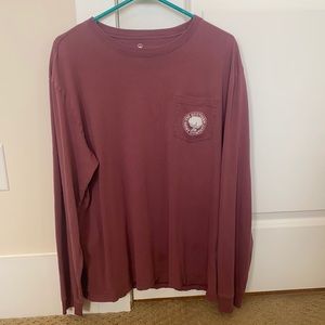 Southern Shirt company Maroon long sleep t shirt